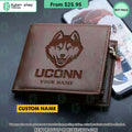 UConn Huskies CUSTOM Leather Wallet