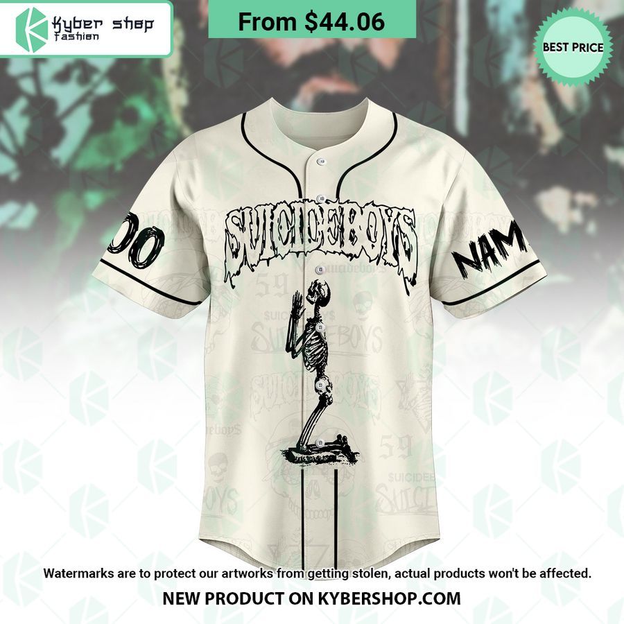 Grey Day Tour 2023 $uicideboy$ CUSTOM Baseball Jersey