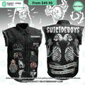 Suicideboy Voices Inside Of Me Won’t Let Me Go To Sleep Sleeveless Denim Jacket
