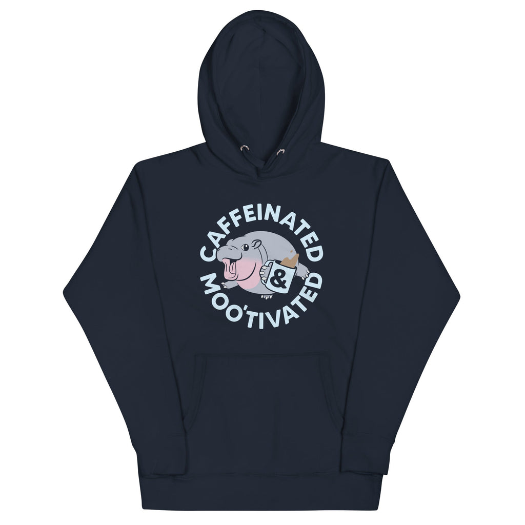 Caffeinated & Moo'tivated Unisex Hoodie