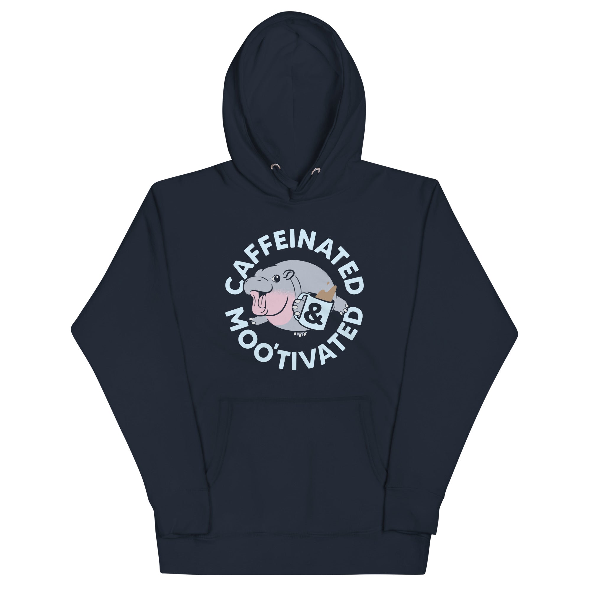 Caffeinated & Moo'tivated Unisex Hoodie