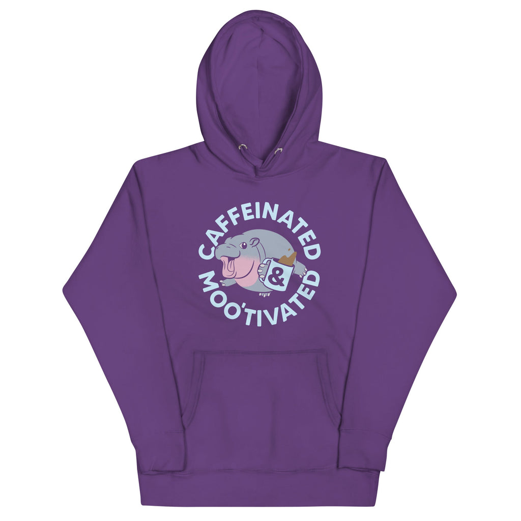 Caffeinated & Moo'tivated Unisex Hoodie