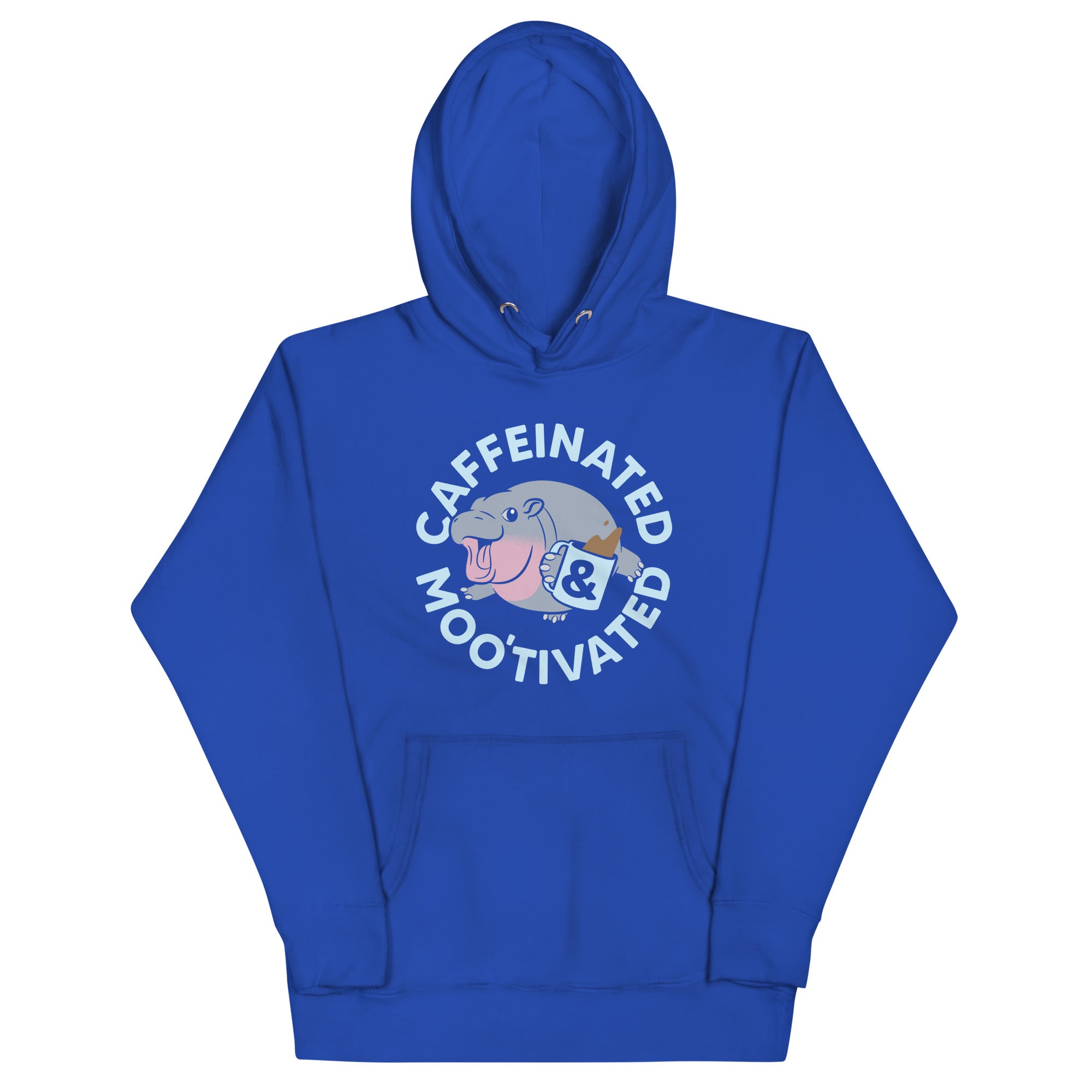 Caffeinated & Moo'tivated Unisex Hoodie