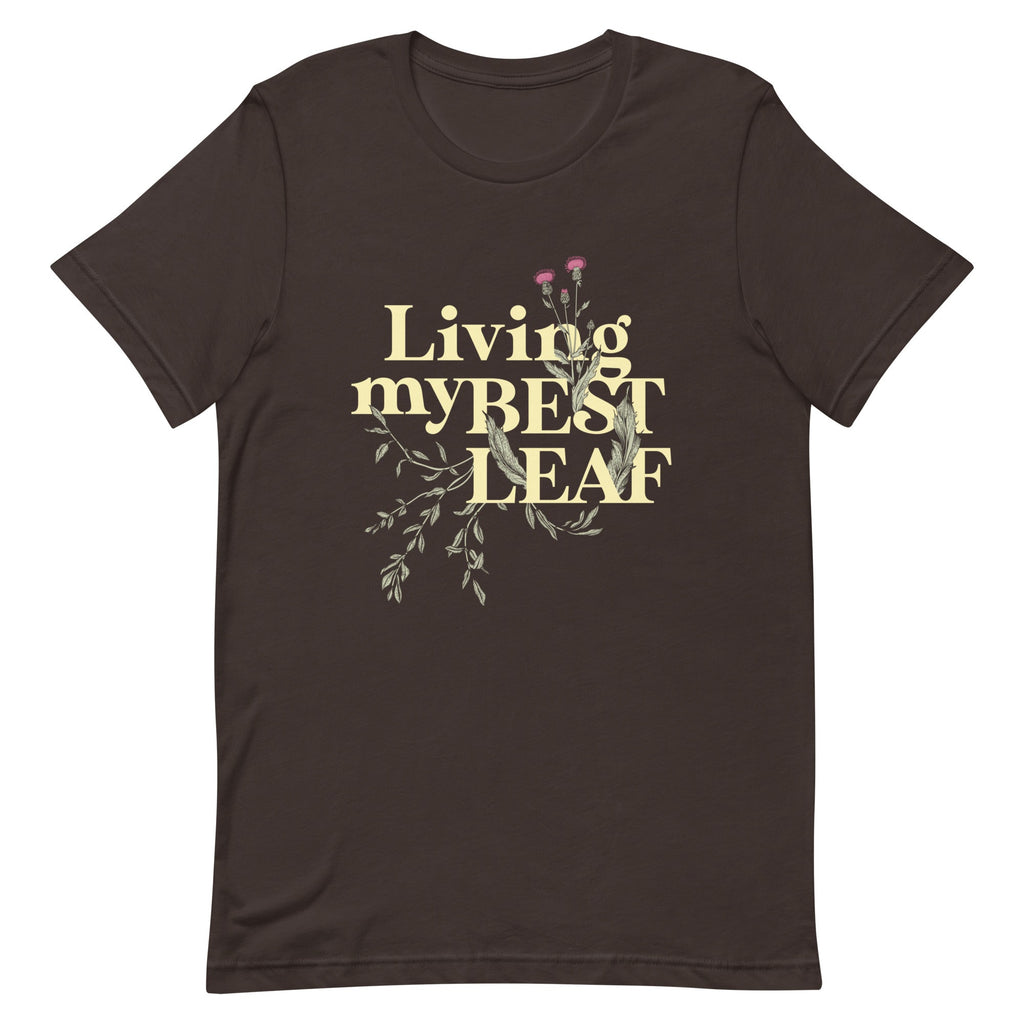 Living My Best Leaf Men's Signature Tee