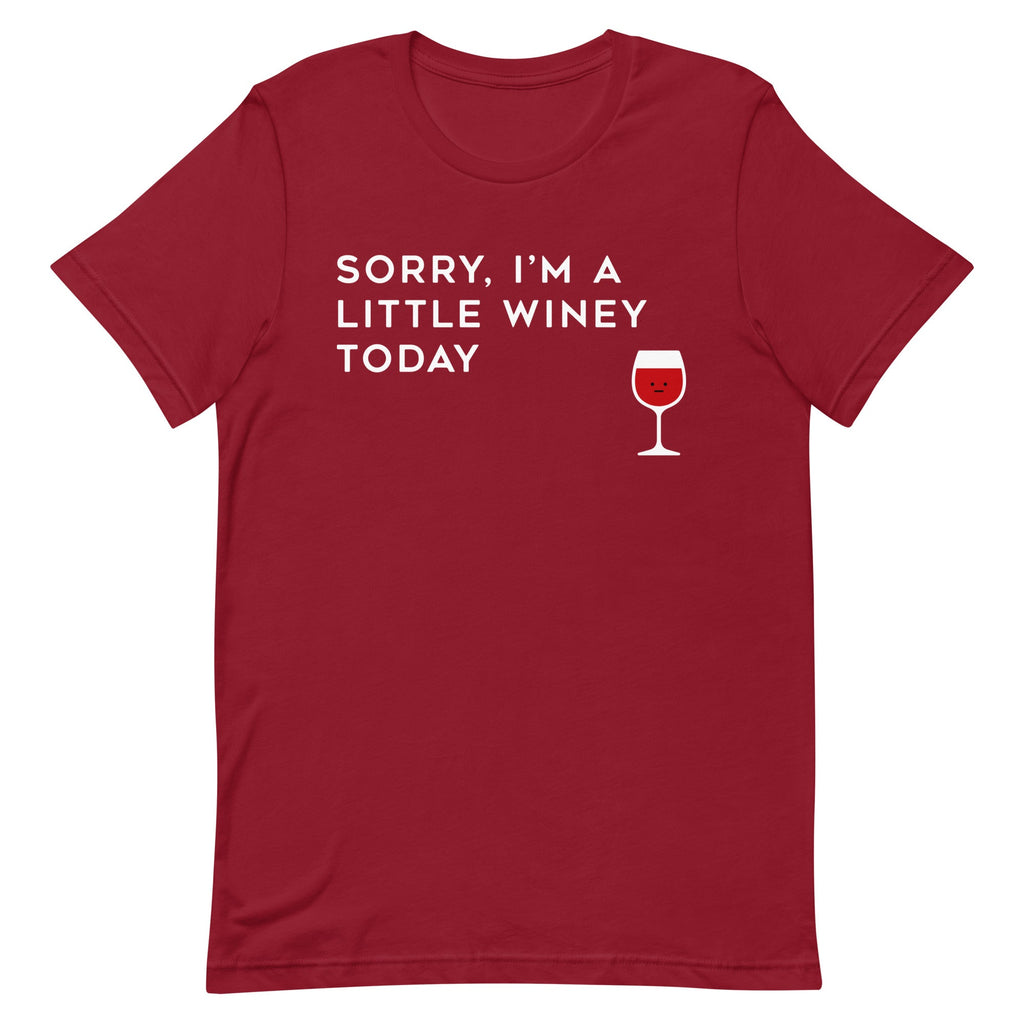 Sorry, I'm A Little Winey Today Men's Signature Tee
