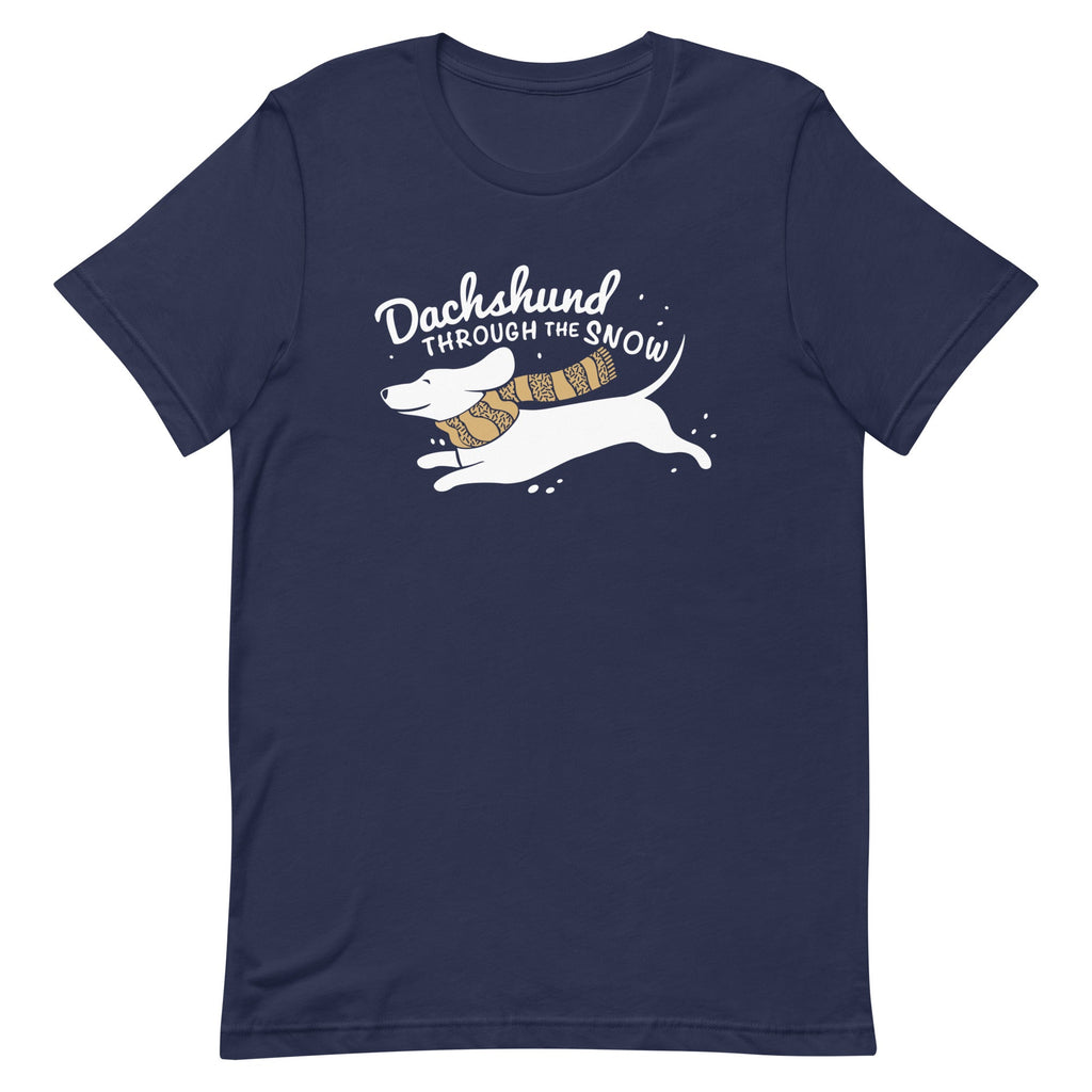 Dachshund Through The Snow Men's Signature Tee
