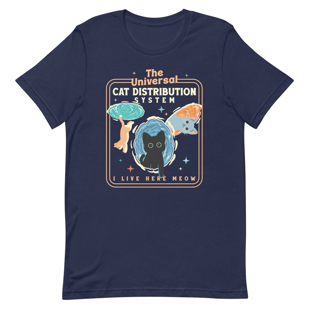 The Universal Cat Distribution System Men's Signature Tee