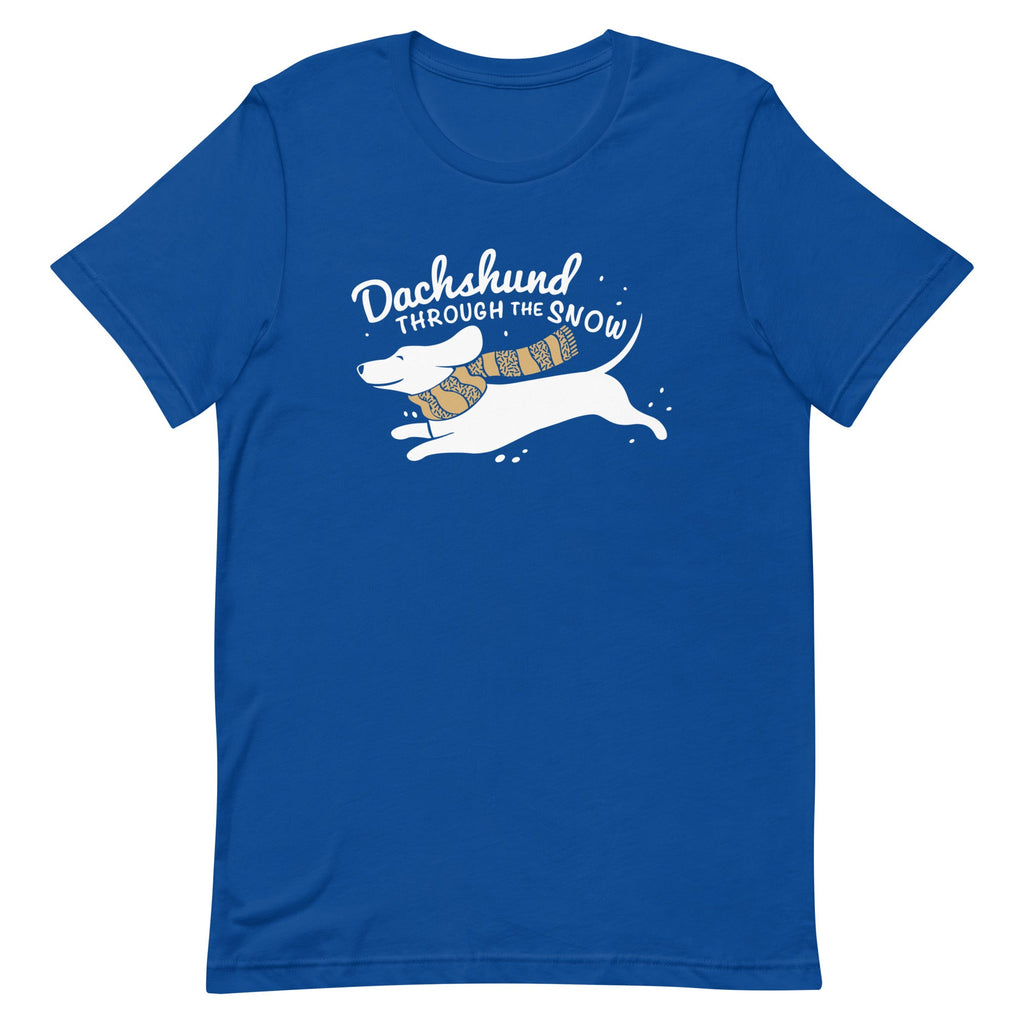 Dachshund Through The Snow Men's Signature Tee