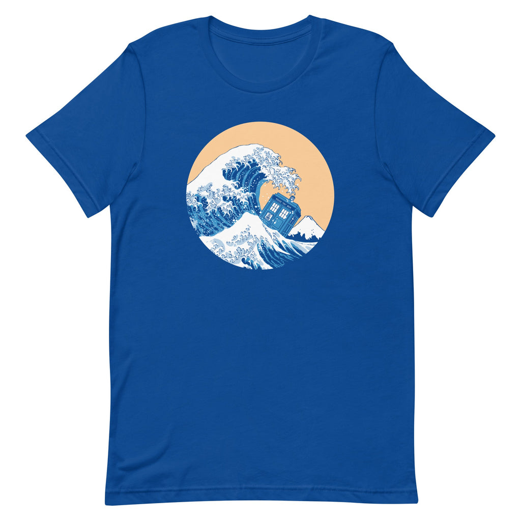 Police Box Wave Men's Signature Tee