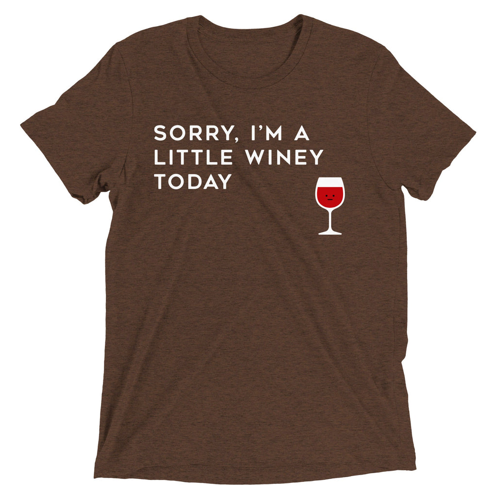 Sorry, I'm A Little Winey Today Men's Tri-Blend Tee