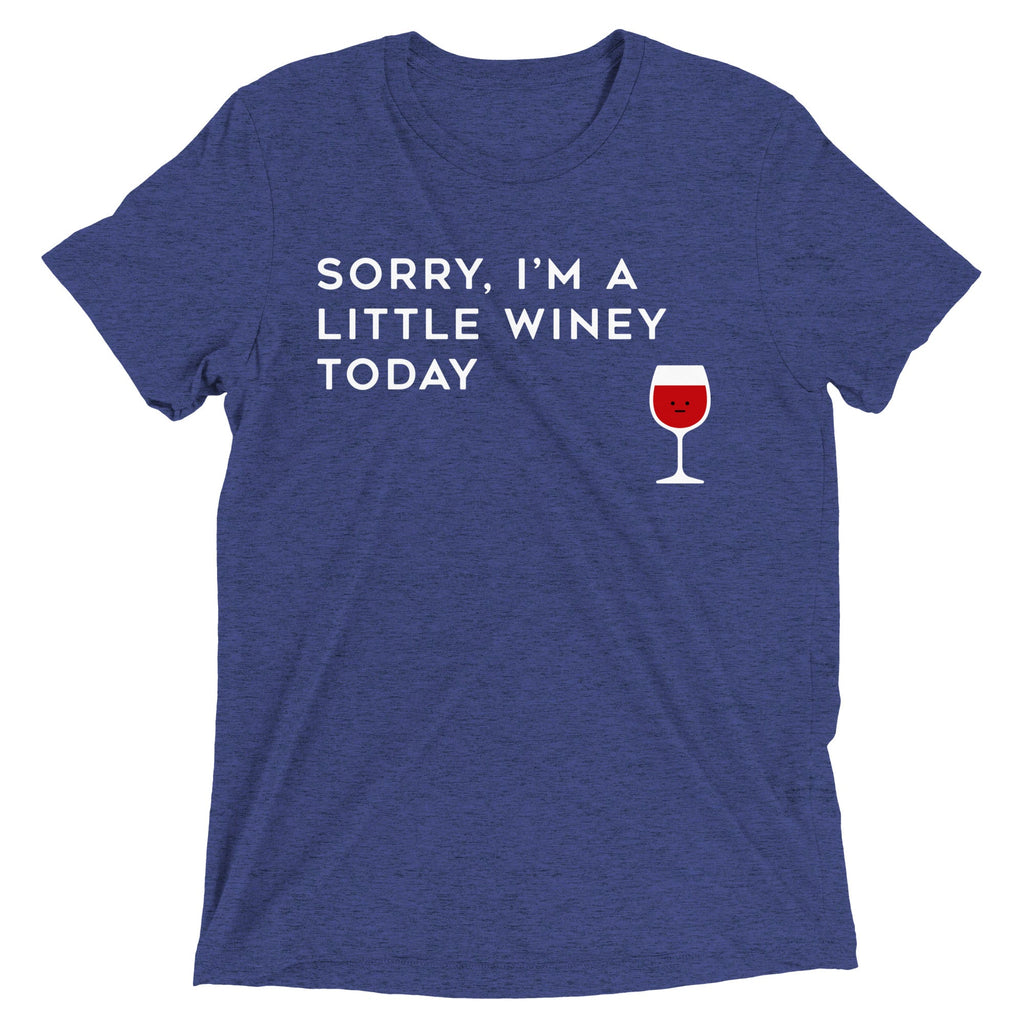 Sorry, I'm A Little Winey Today Men's Tri-Blend Tee