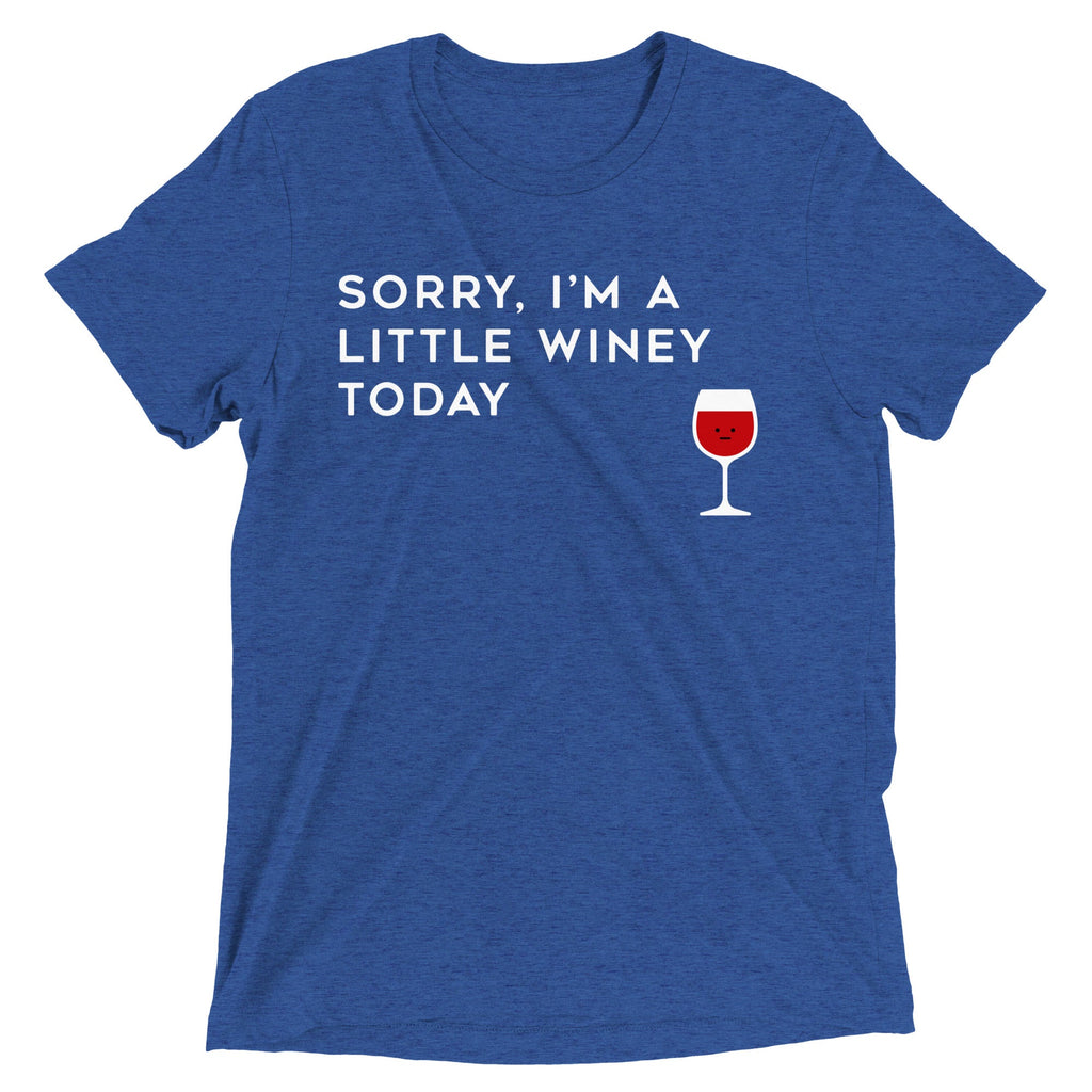 Sorry, I'm A Little Winey Today Men's Tri-Blend Tee