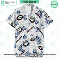 University Of Georgia Hawaiian Shirt