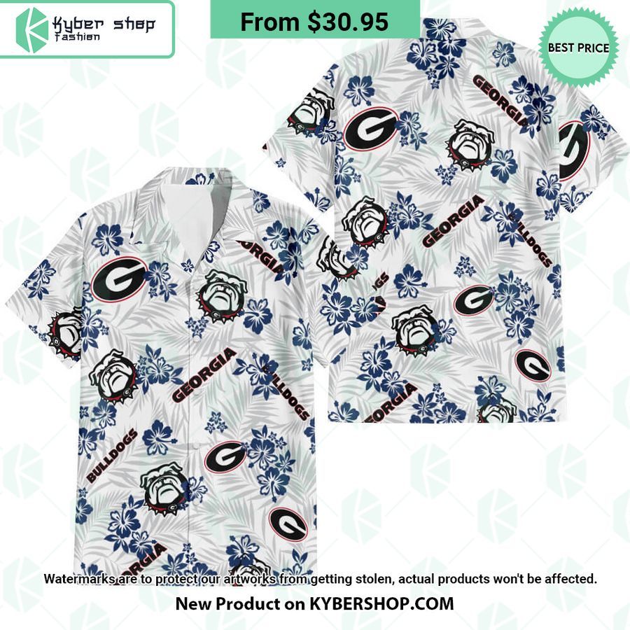 University Of Georgia Hawaiian Shirt