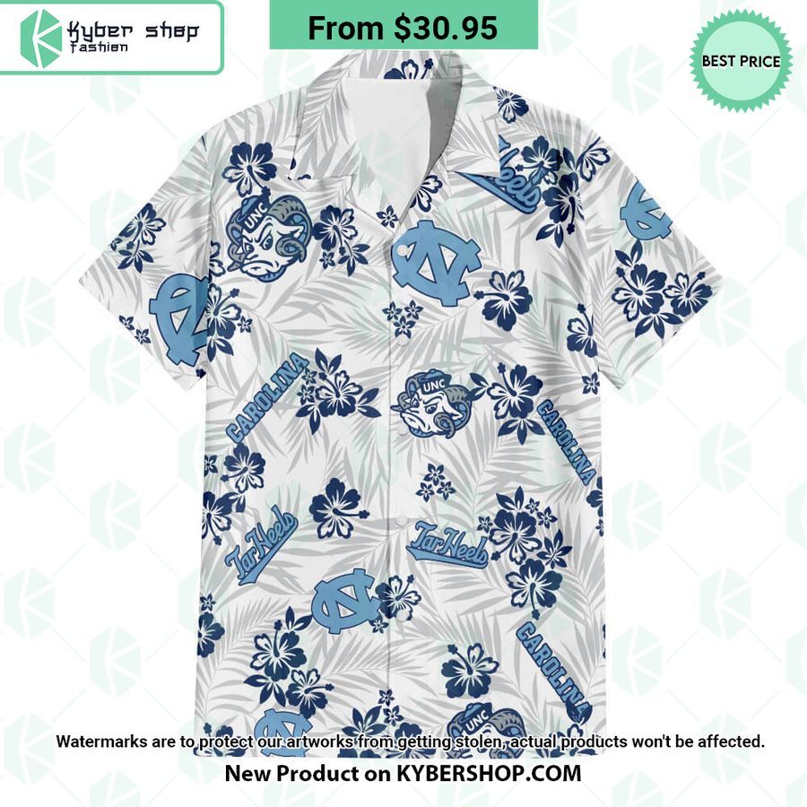 University Of North Carolina North Carolina Tar Heels Hawaiian Shirt
