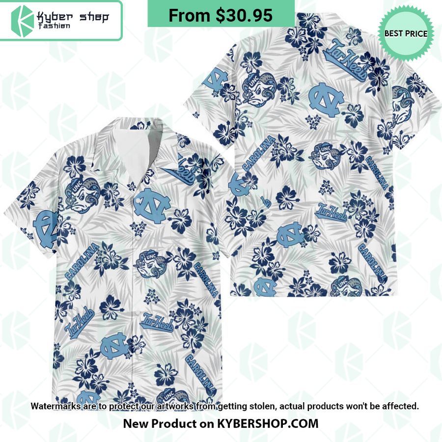 University Of North Carolina North Carolina Tar Heels Hawaiian Shirt