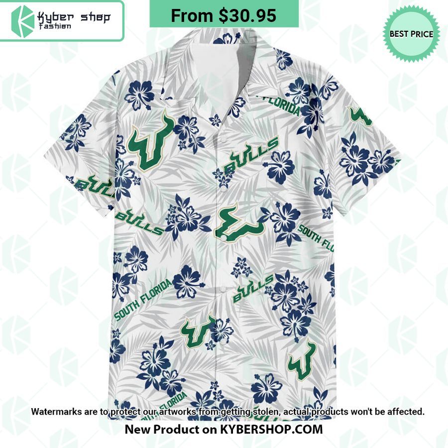 University Of South Florida South Florida Bulls Hawaiian Shirt
