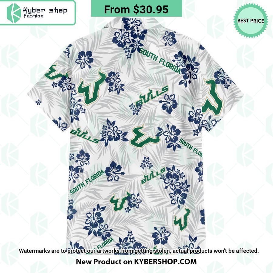 University Of South Florida South Florida Bulls Hawaiian Shirt