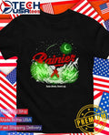 Rainier Beer suns down beers up shirt