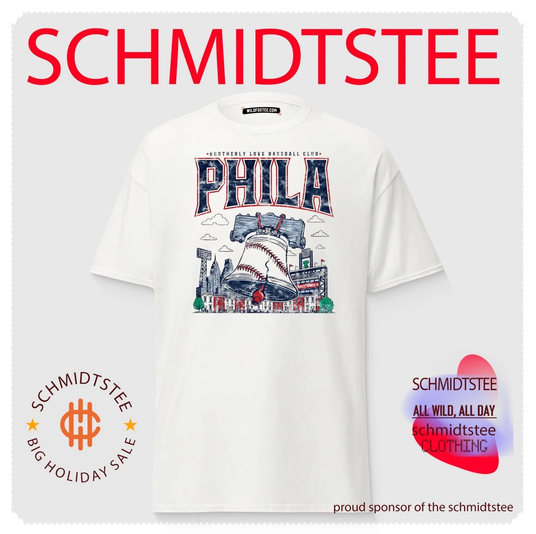 Brotherly Love Baseball Club Phila Liberty Bell Distressed shirt