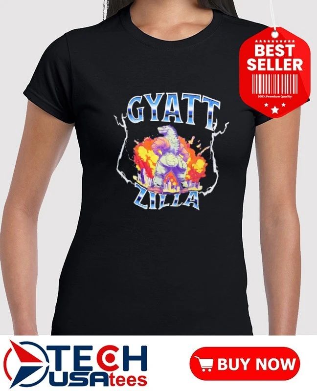 Gyatt Zilla Godzilla skyline shirt