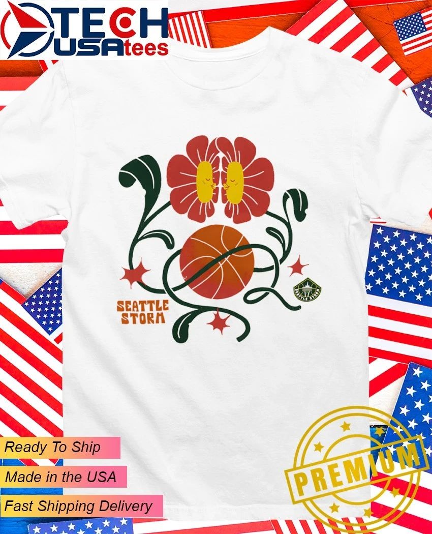 Seattle Storm Basketball WNBA flowers shirt
