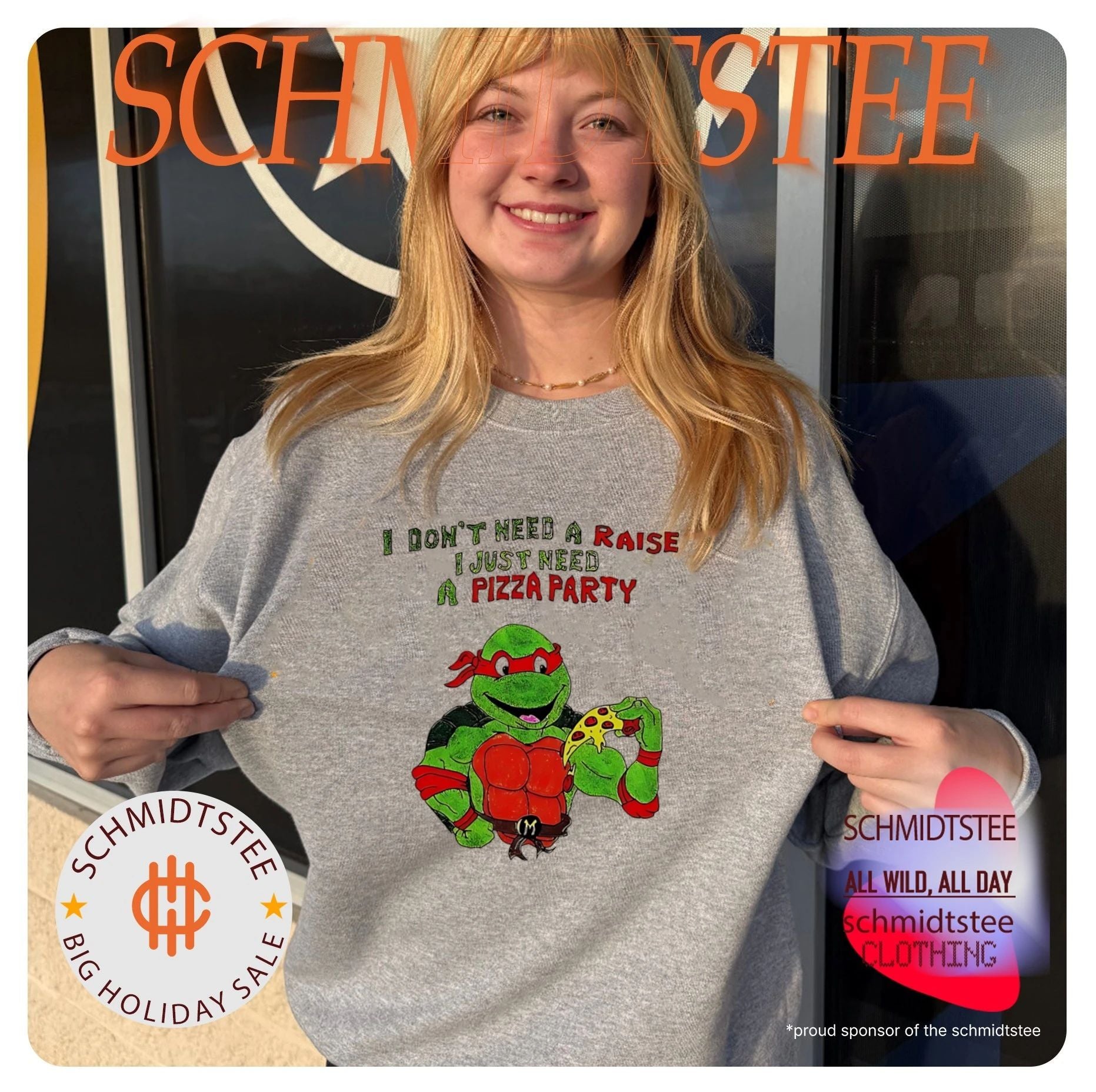 Ninja Turtles I don’t need a raise I just need a Pizza party shirt