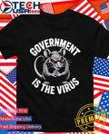 Government is the virus rat shirt