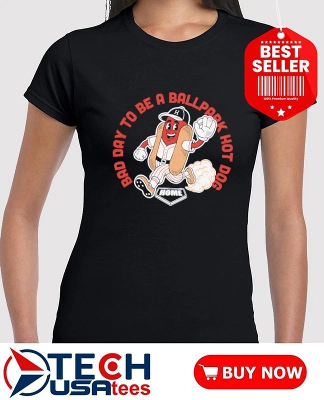 Bad day to be a ballpark hot dog shirt