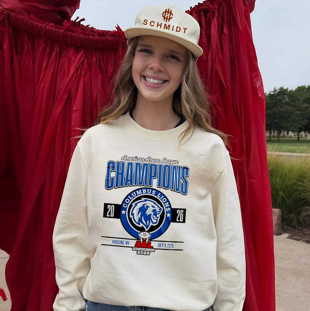 Columbus Lions 2026 AAL Champions shirt
