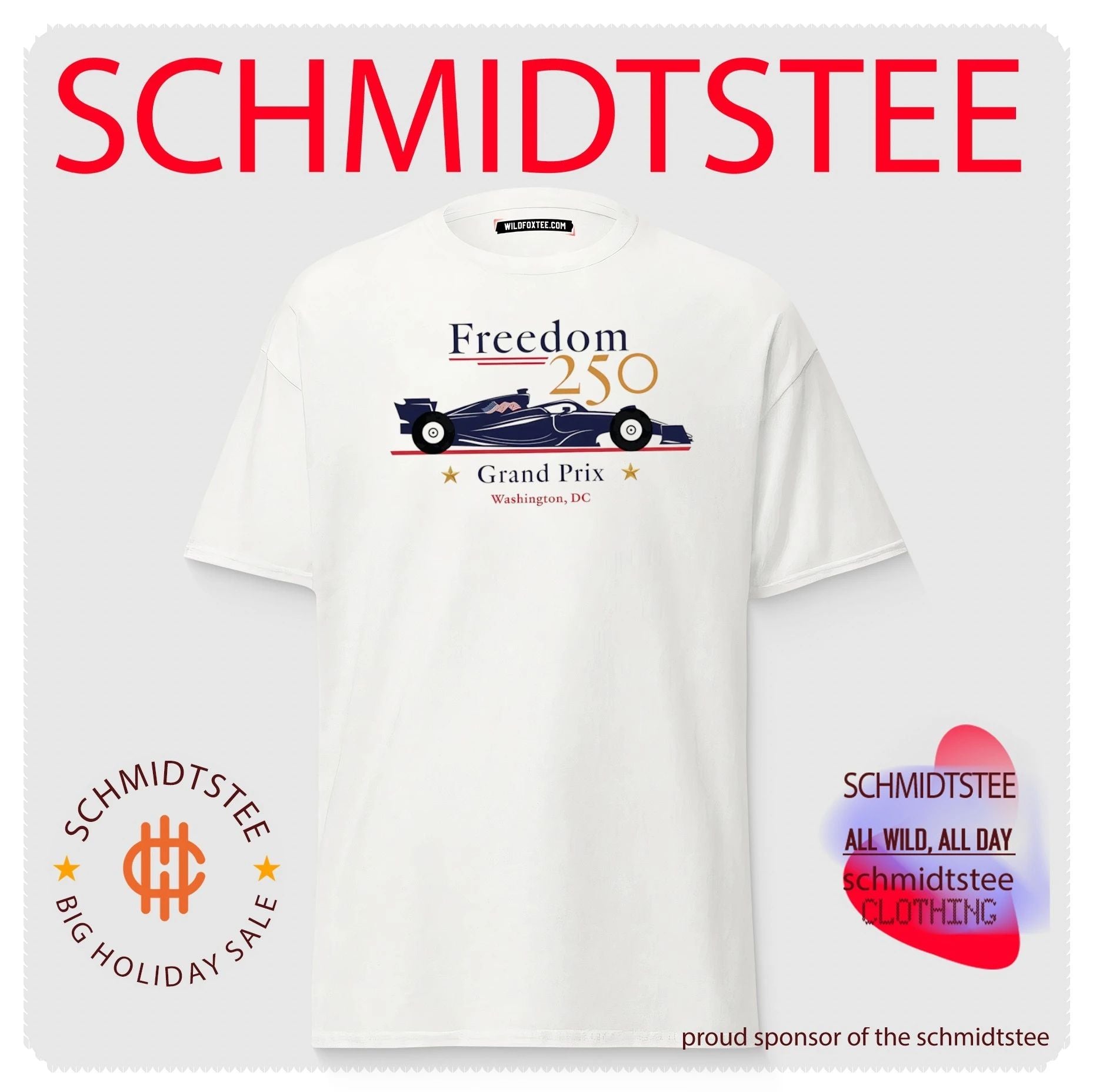 Freedom 250 Grand Prix Racing Washington DC shirt