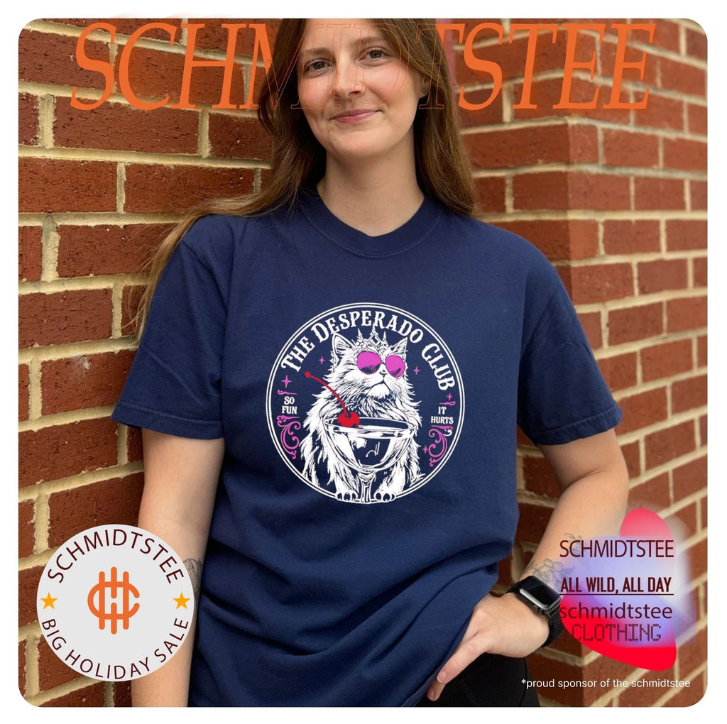 Luxury cat The Desperado Club so fun it hurts shirt