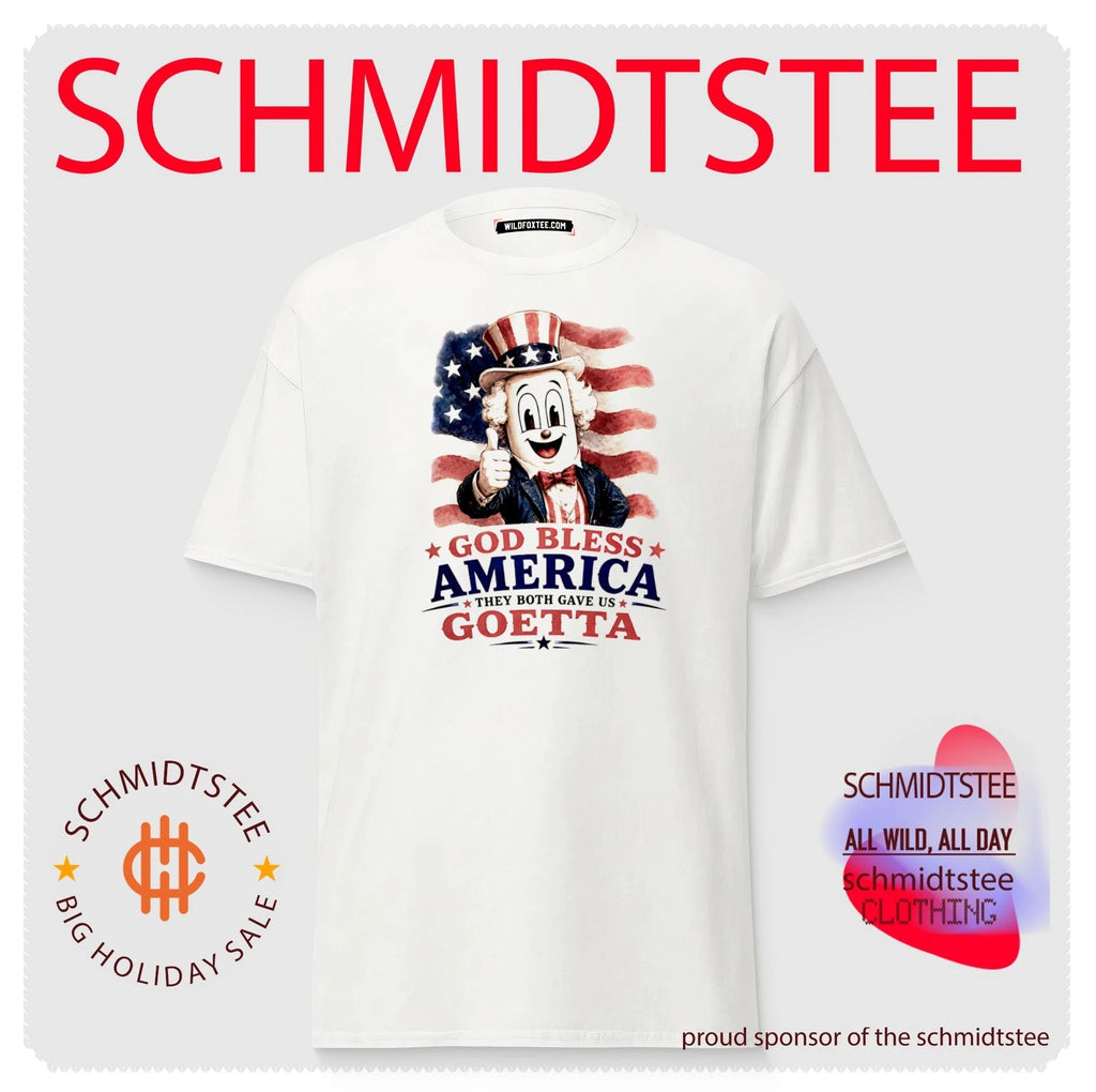 God Bless America they both gave us Goetta USA flag shirt