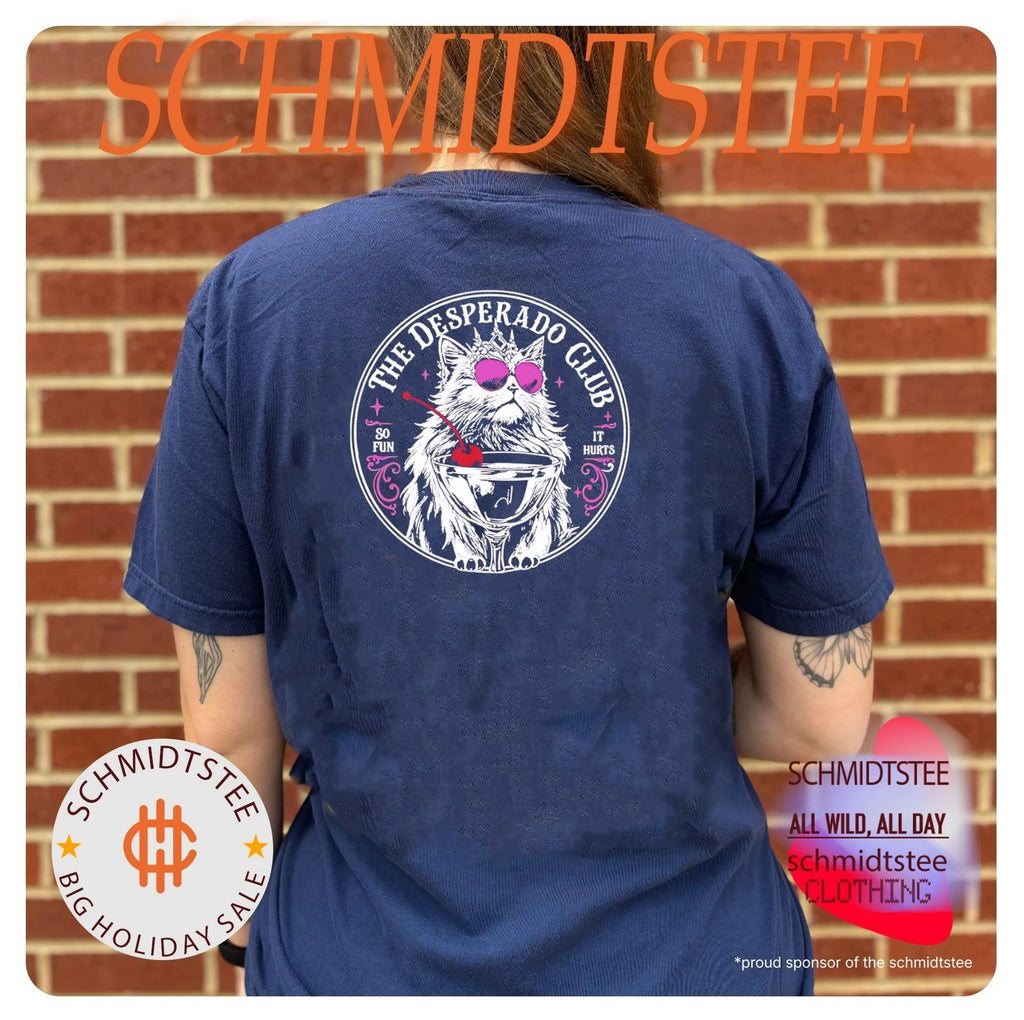 Luxury cat The Desperado Club so fun it hurts shirt
