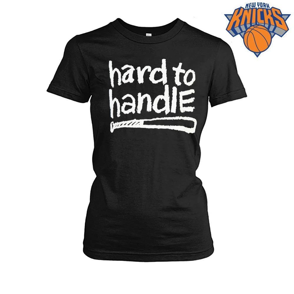 Hard To Handle Baseball Bat Distressed Vintage Style Sports Shirt