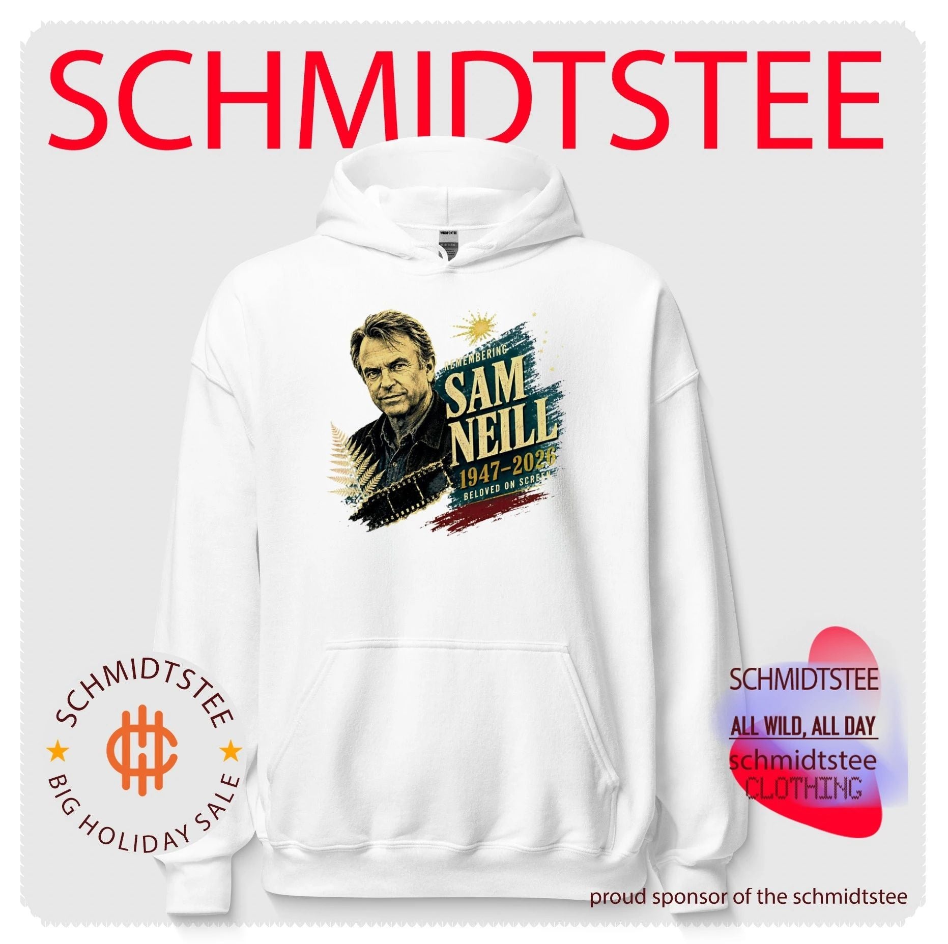 Sam Neill Remembering 1947-2026 Beloved on Screen shirt