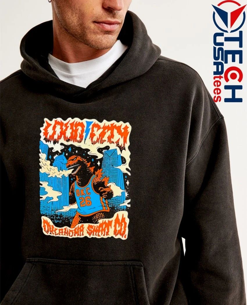 Godzilla Loud City Oklahoma shirt