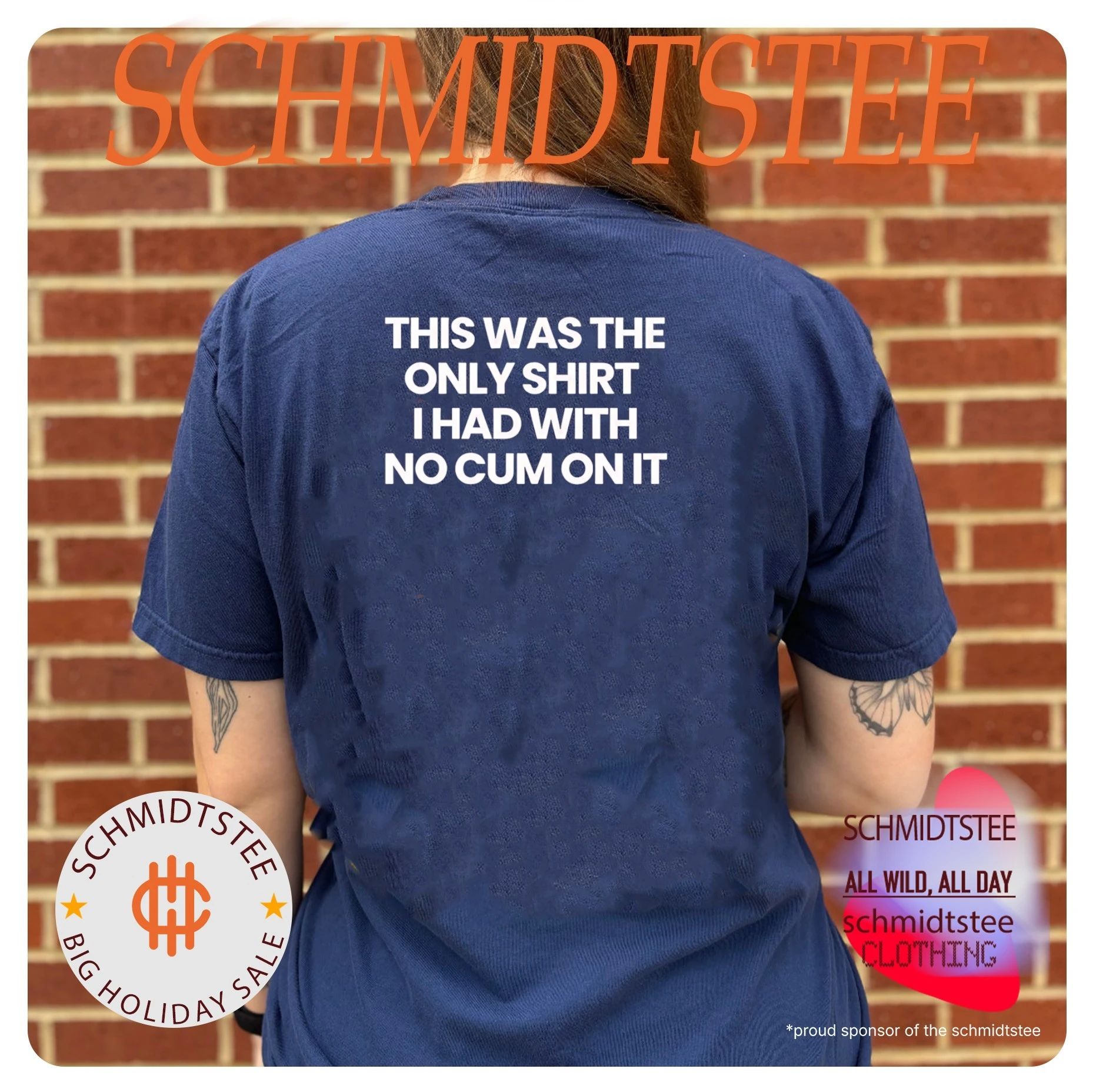 This was the only shirt I had with no cum on it shirt