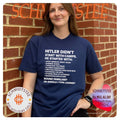 Hitler didn’t start with camps he started with make Germany great again banning books targeting the press shirt