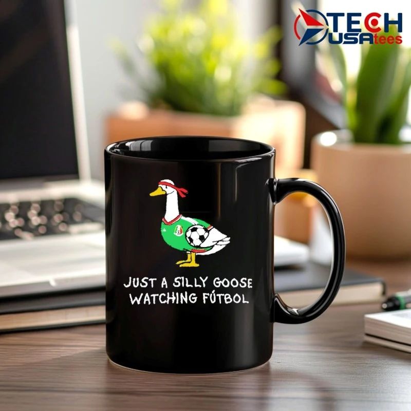 Mexico Goose just a silly goose watching futbol shirt