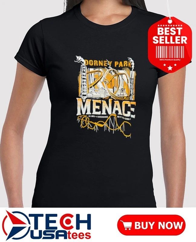 Dorney Park Iron Menace signature shirt