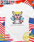 I don’t want to see you in heaven bunny angel shirt