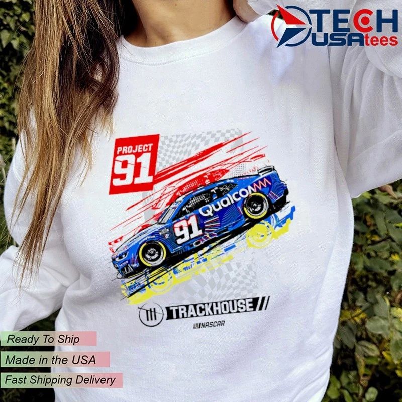 Trackhouse Racing Team Collection Kevin Magnussen Project91 Qualcomm Car shirt