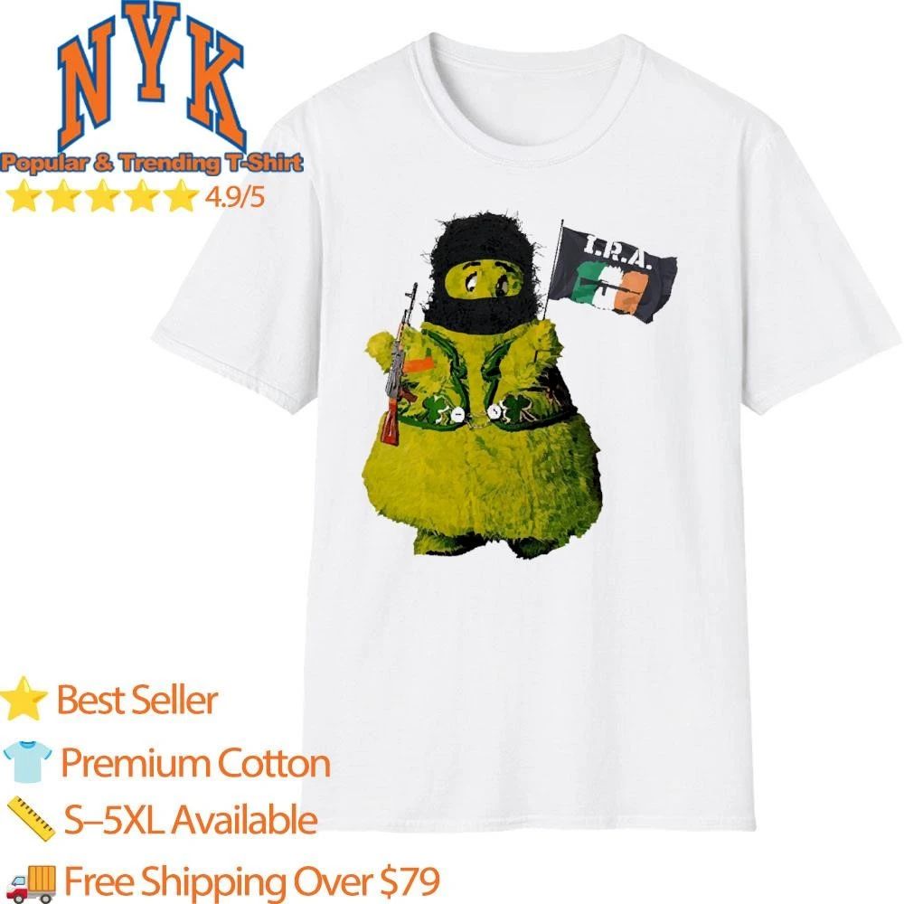Irish Republican Grimace IRA Flag Gun Meme Shirt