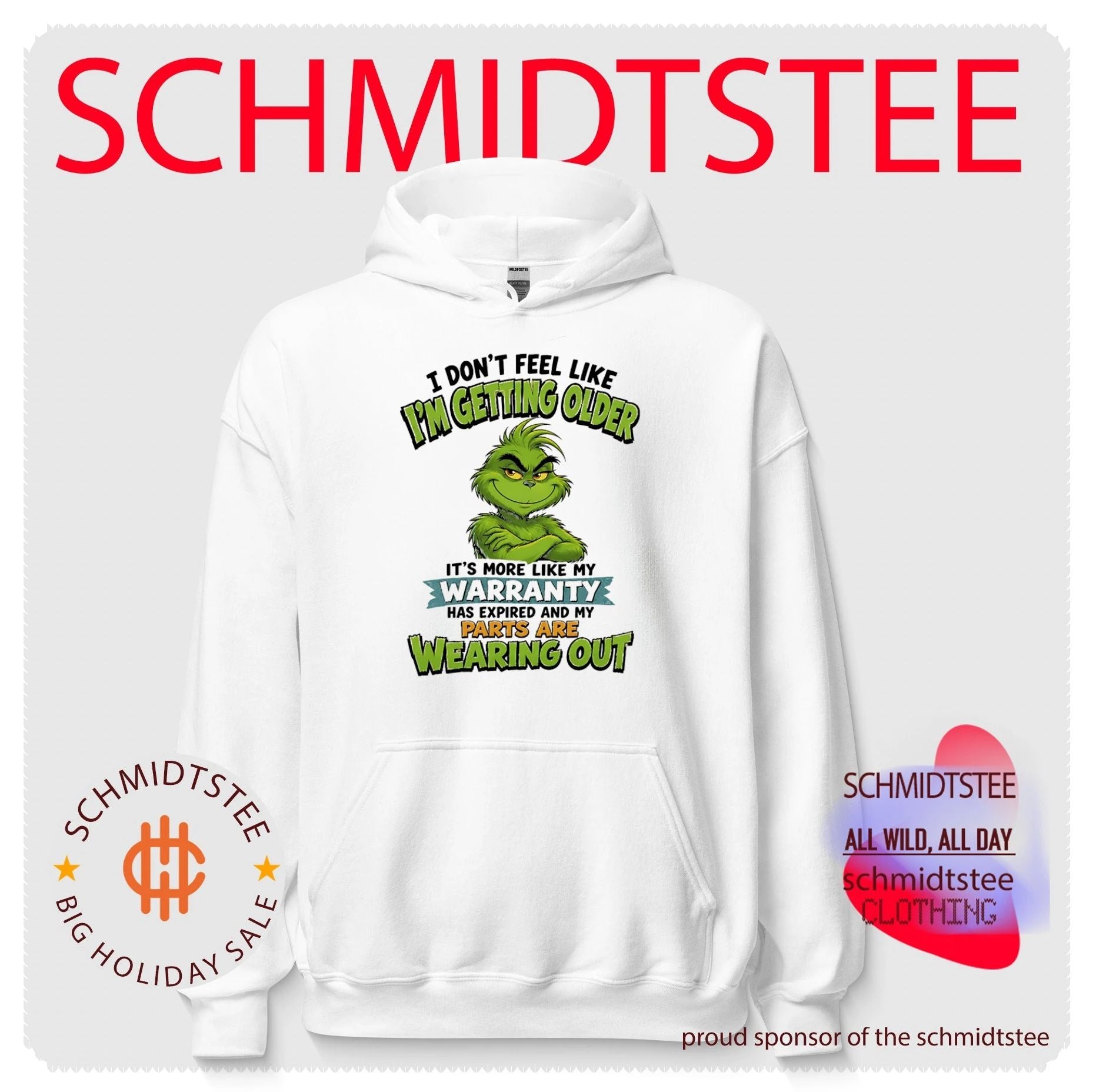 The Grinch I Don’t Feel Like I’m Getting Older Warranty Expired Quote shirt