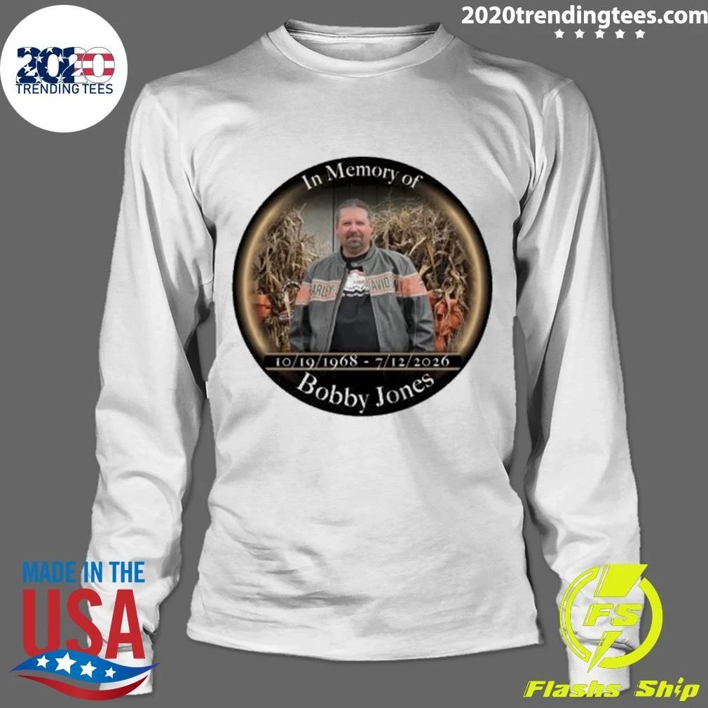 In Memory of 10.19.1968 – 7.12.2026 Bobby Jones Shirt