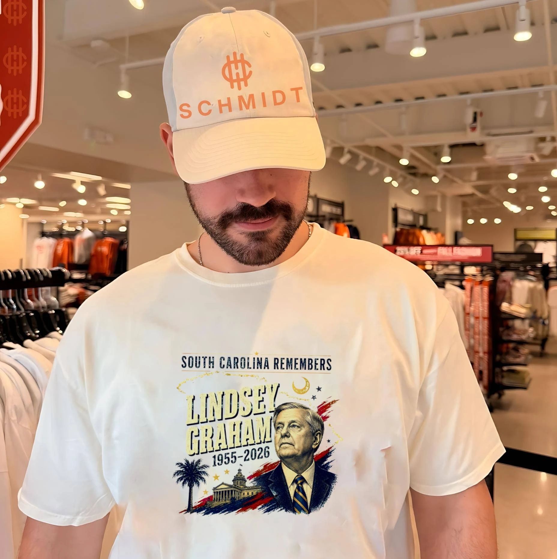 Lindsey Graham South Carolina Remembers 1955-2026 Tribute shirt
