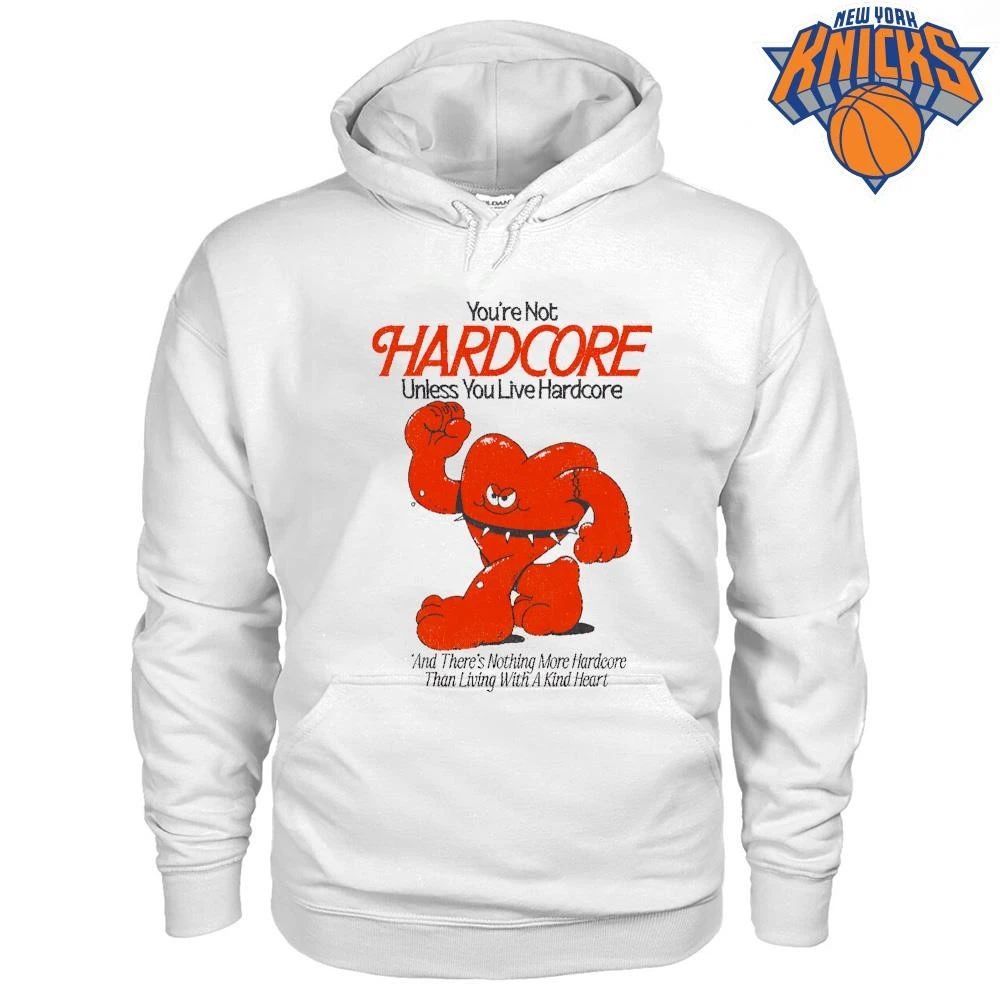 You Are Not Hardcore Unless You Live Hardcore Kind Heart Mascot T Shirt