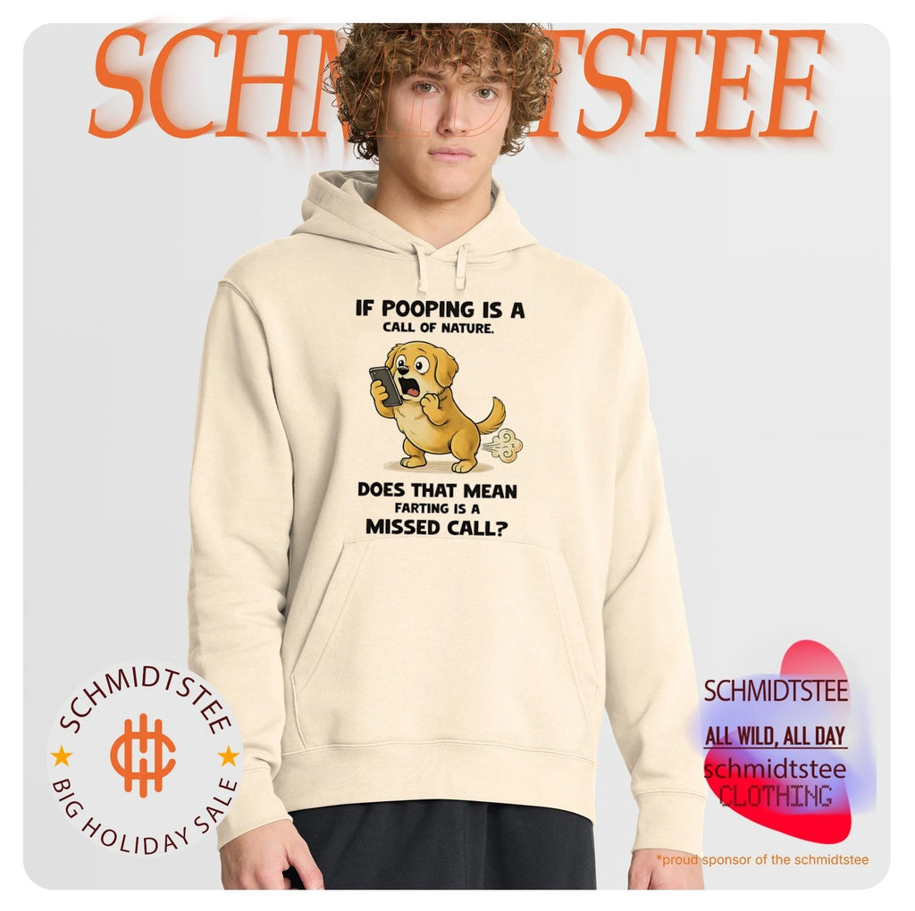 Dog if pooping is a call of nature does that mean farting is a missed call shirt