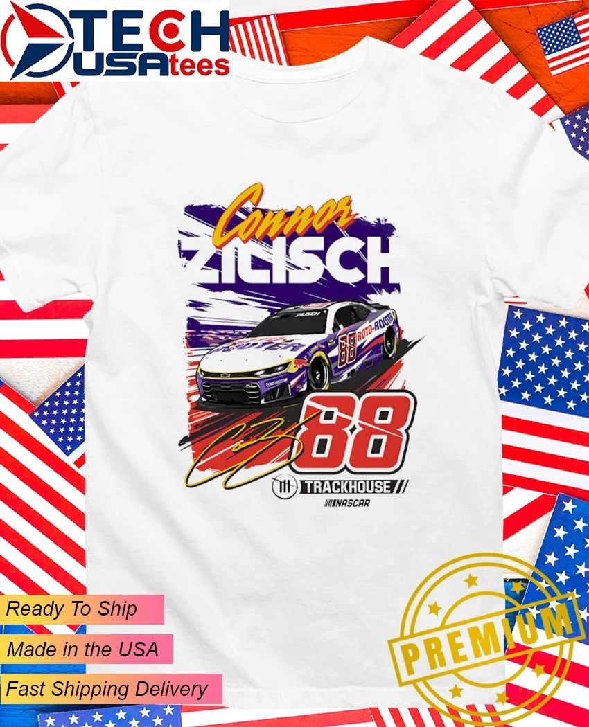 Trackhouse Racing Team Collection Connor Zilisch Roto-Rooter Car shirt